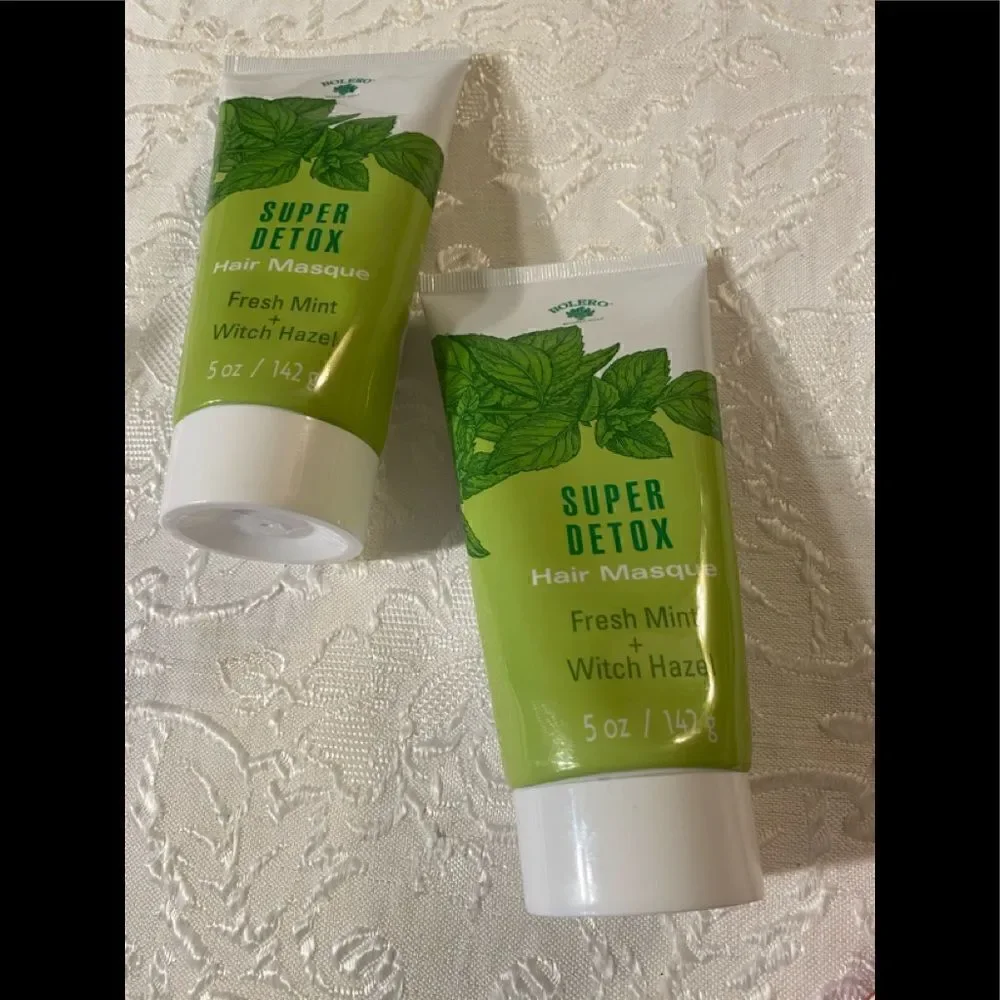 🛍Set Of 2 Pack Beverly Hills Super Detox Hair Masque fresh Mint + Witch 5 FLOZ